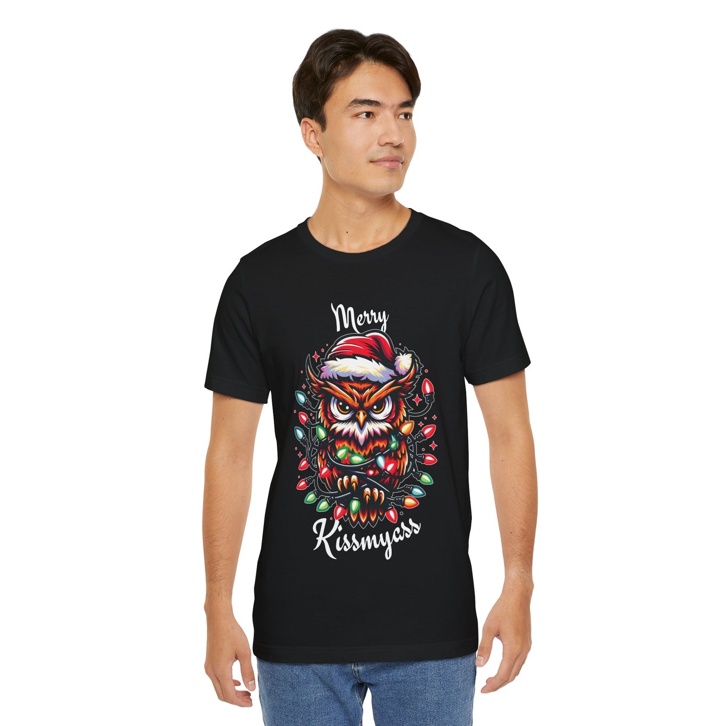 Merry Kissmyass Owl Tee