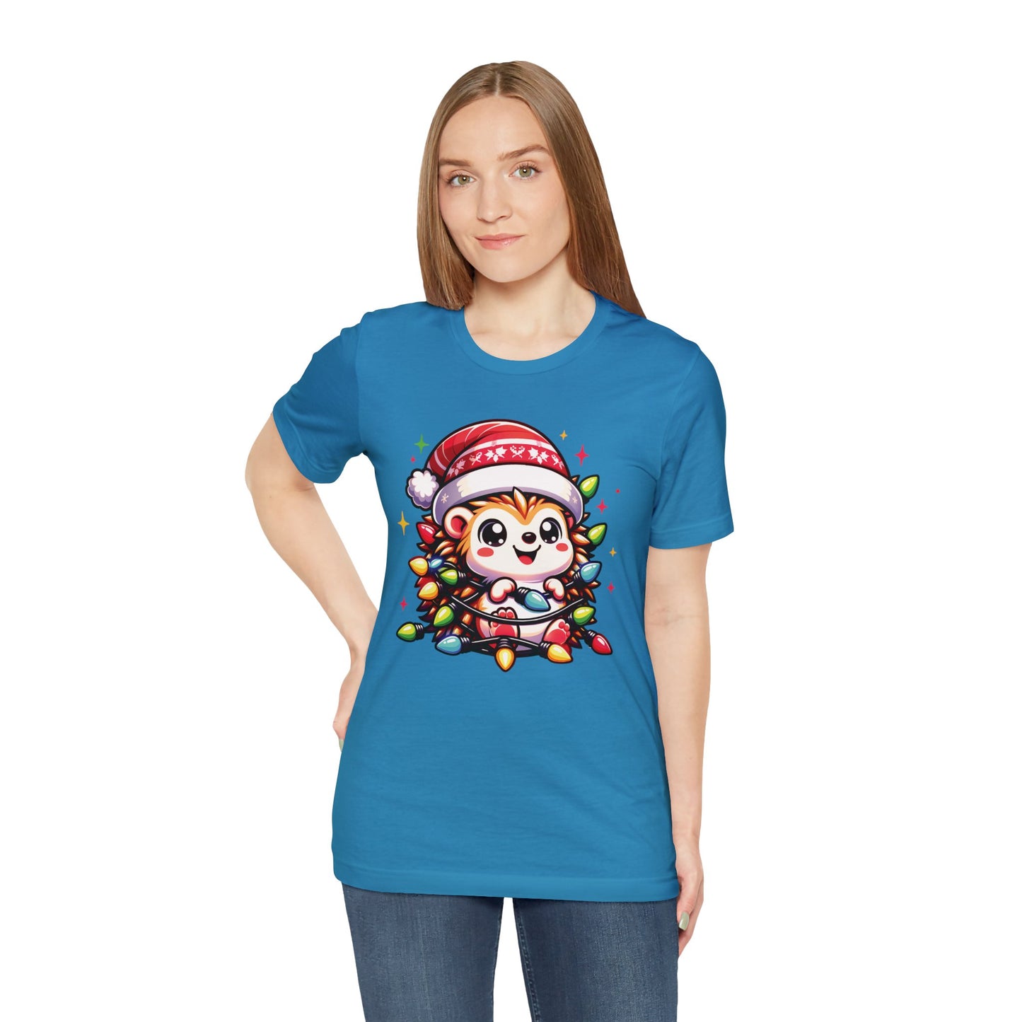 Hedgehog Christmas Entanglement Tee