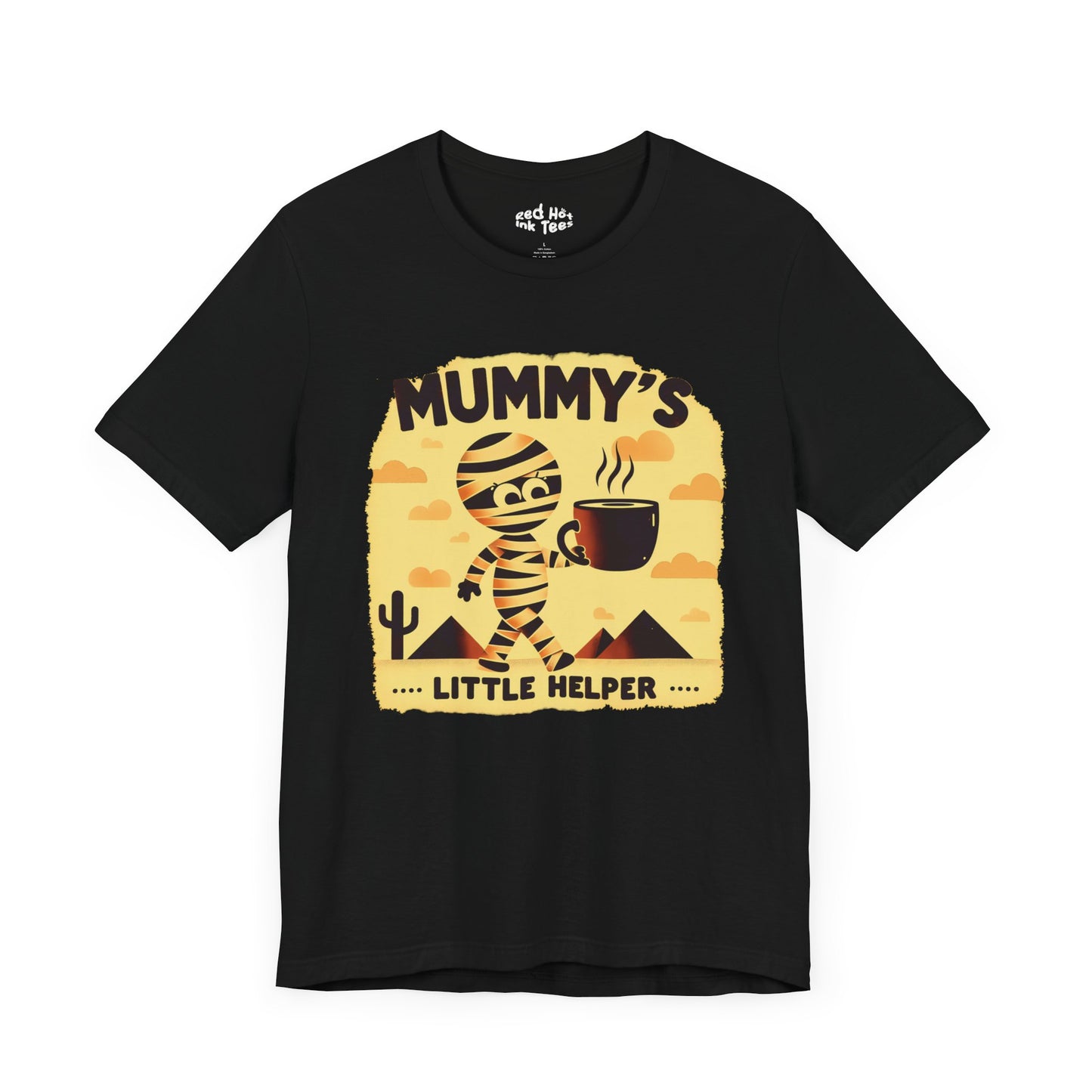 ☕ "Mummy's Little Helper" Cute Halloween Coffee T-Shirt 🧟‍♀️