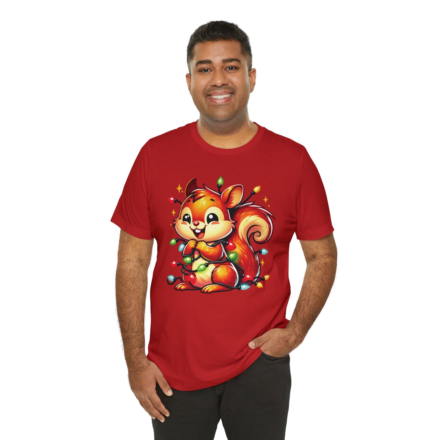 Squirrel Christmas Entanglement Tee