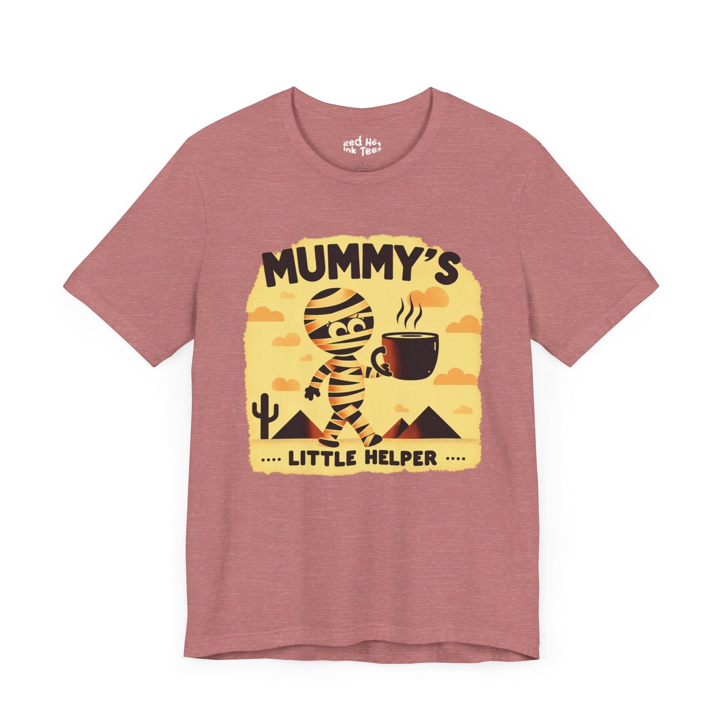 ☕ "Mummy's Little Helper" Cute Halloween Coffee T-Shirt 🧟‍♀️