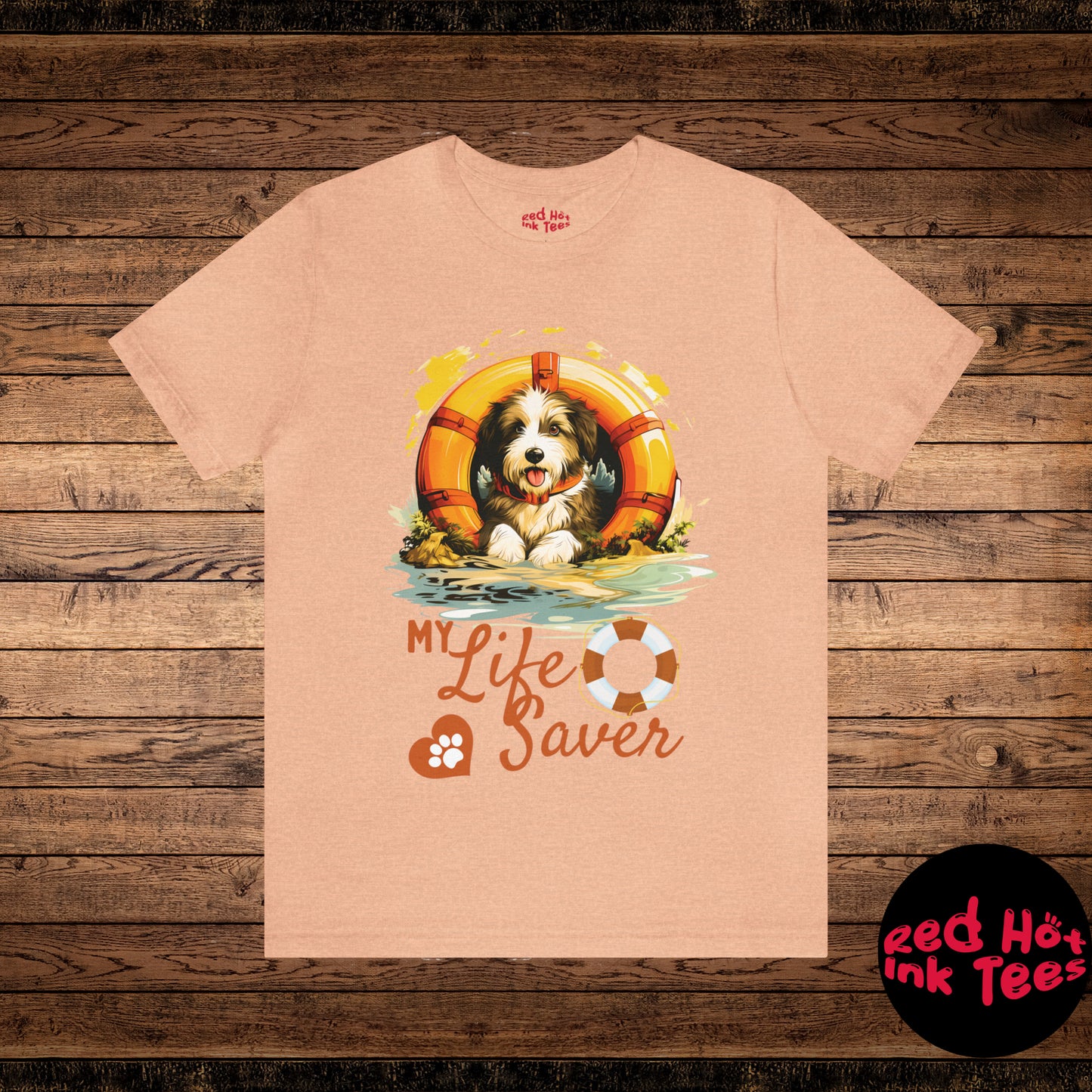 My Life Saver Old English Sheepdog Tee