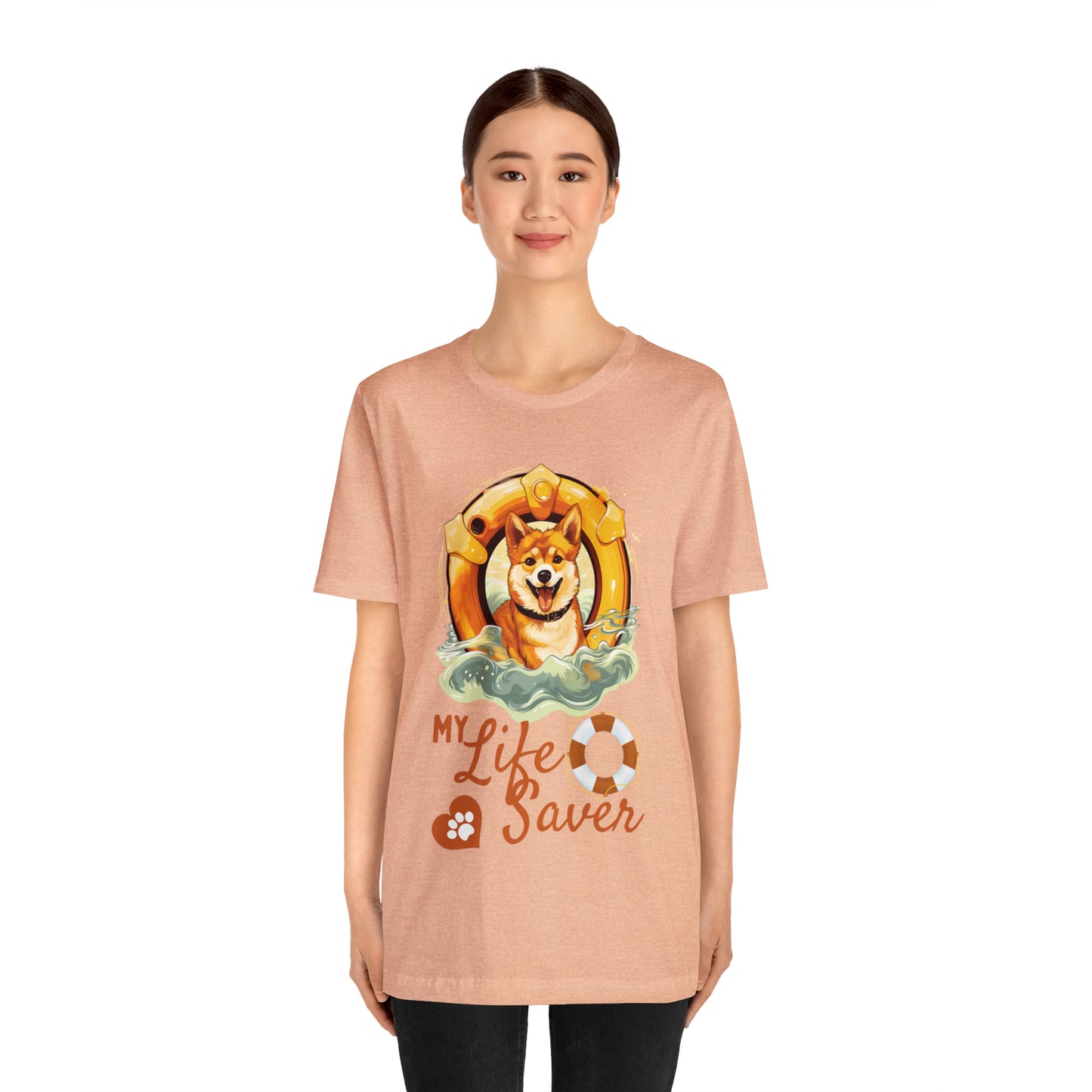 My Life Saver Shiba Inu Dog Tee