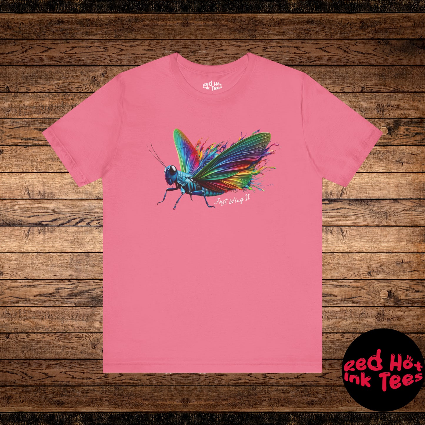 🌈 "Just Wing It Grasshopper Tee" 🌈