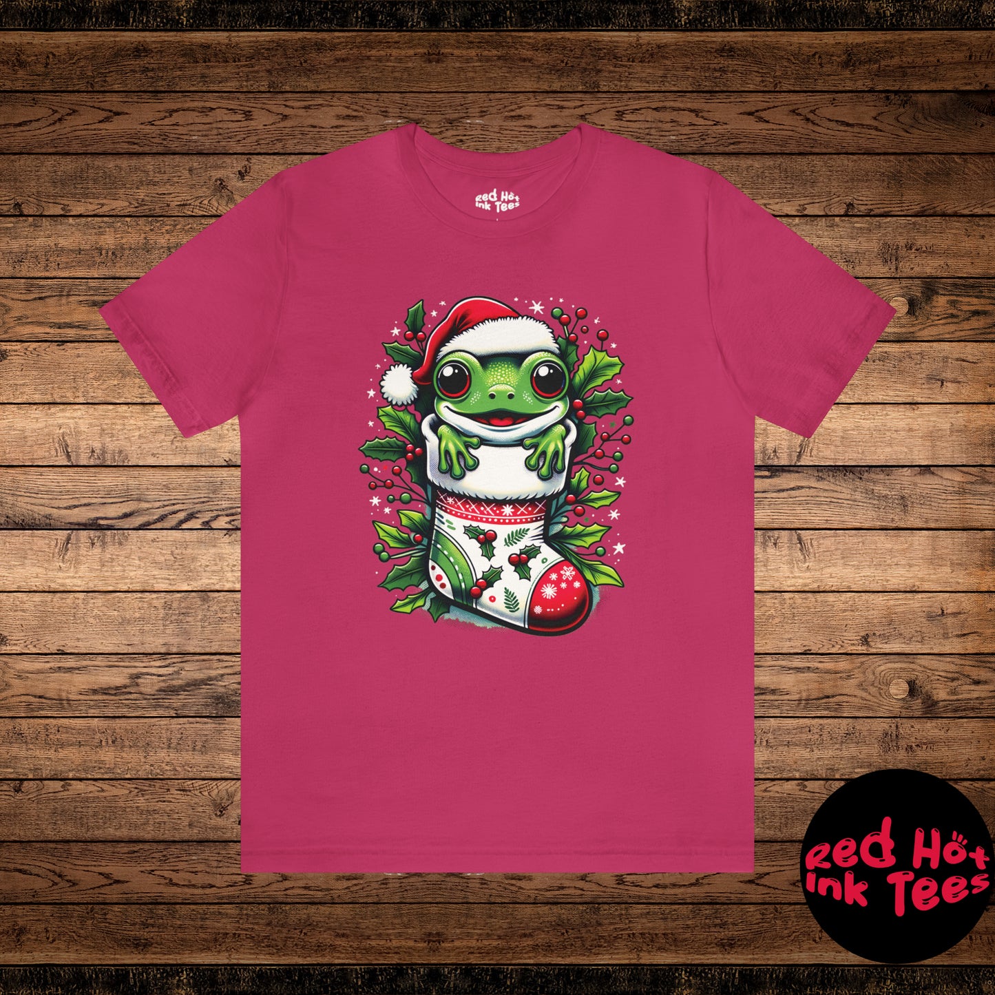 🐸 "Frog Stocking Tee" 🎄