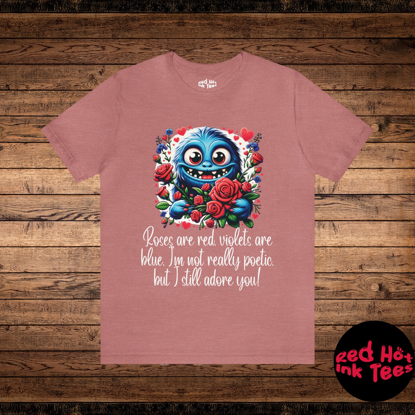 🌹💜 "Roses Are Red, Violets Are Blue" Tee 🌼👾