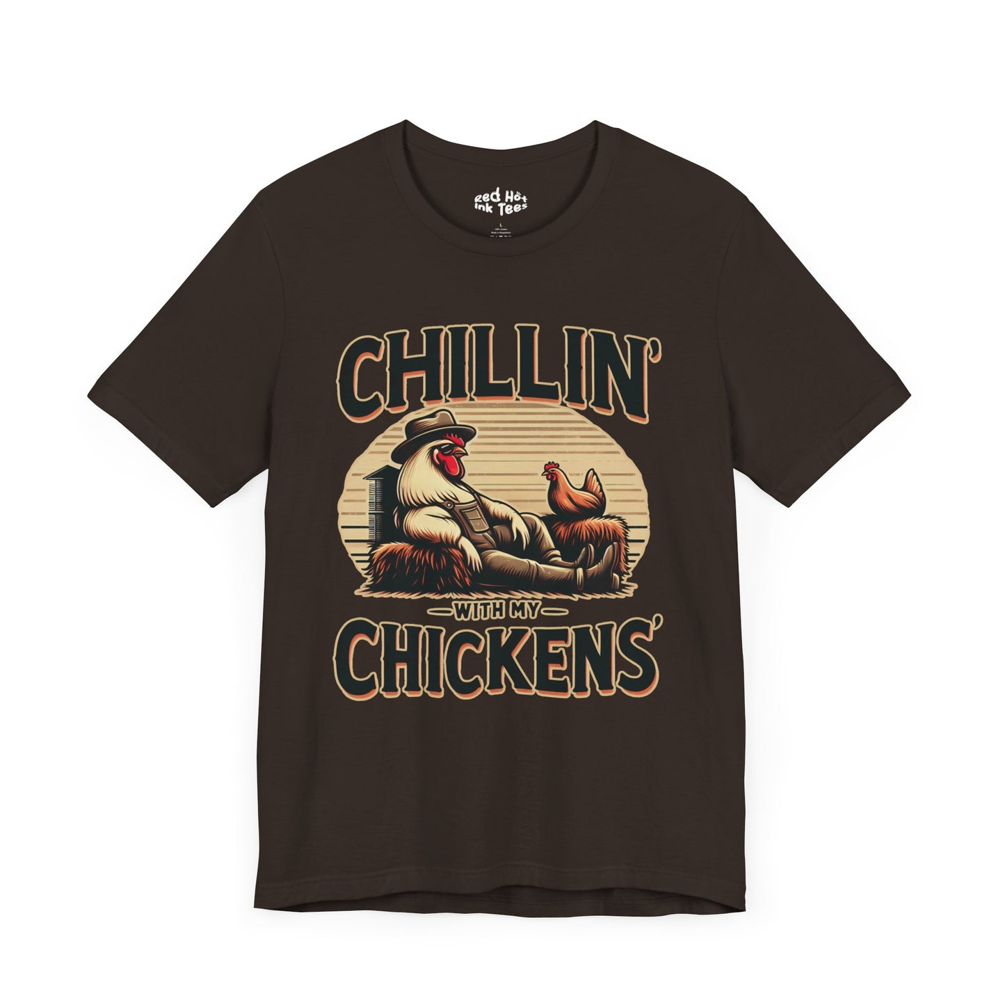 🐔 "Chillin' with My Chickens" Funny Rooster T-Shirt 🐓