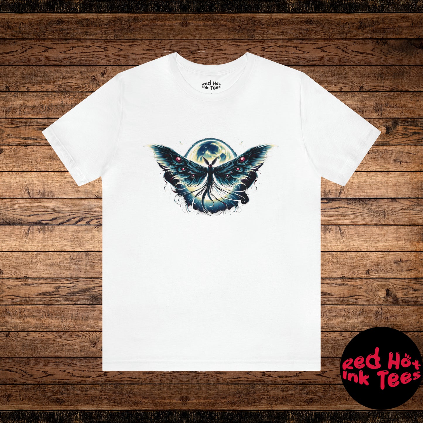 🌕 "Lunar Rising Mothman Tee" 🦋