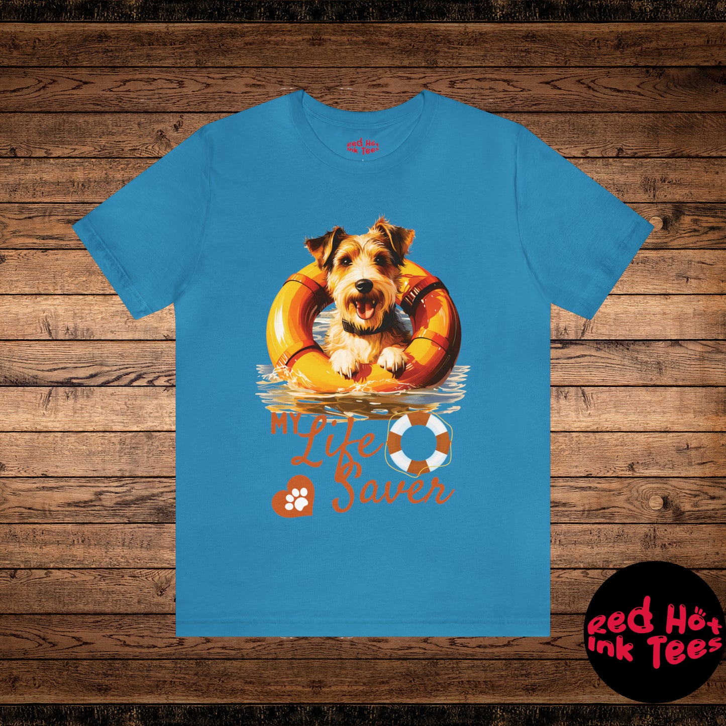 My Life Saver Wire Fox Terrier Dog Tee