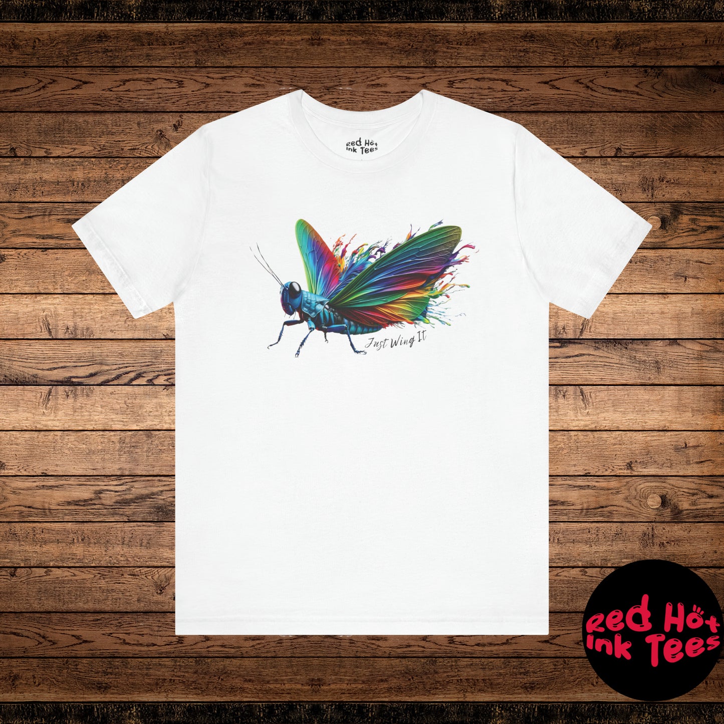 🌈 "Just Wing It Grasshopper Tee" 🌈