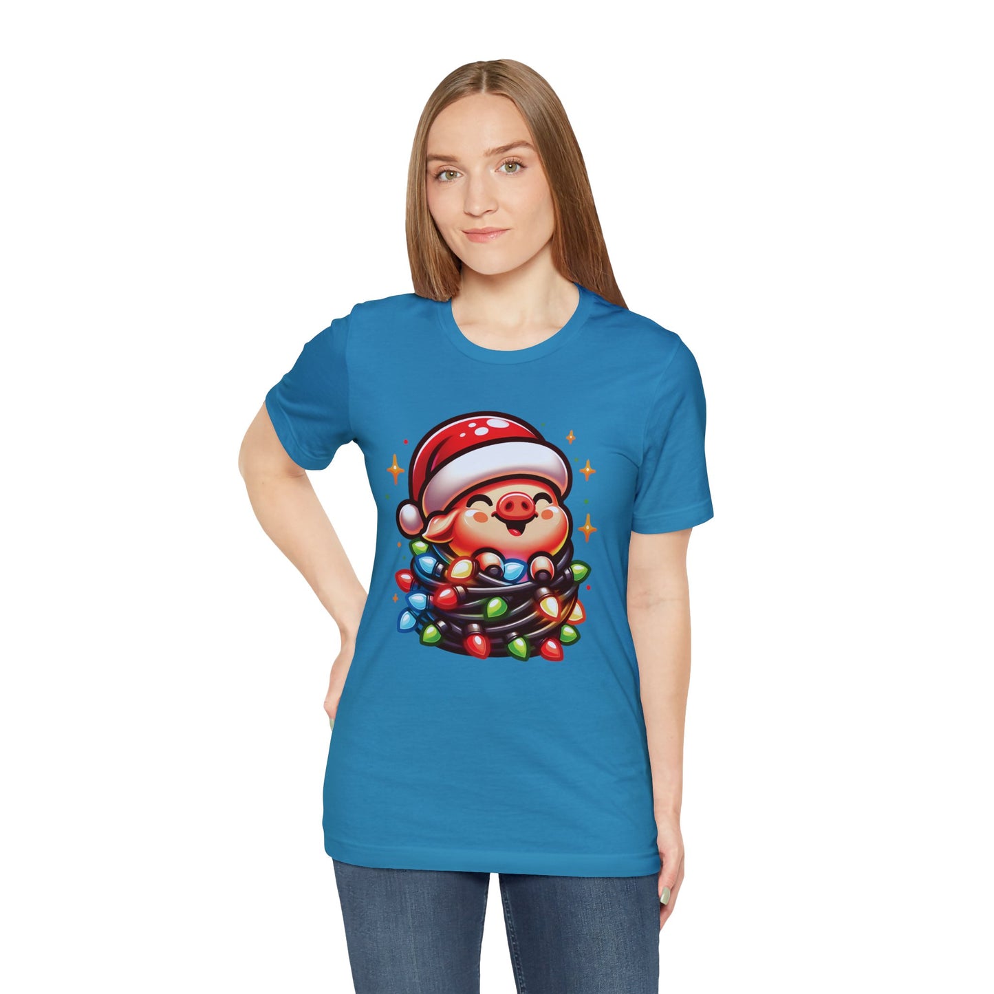 Pig Christmas Entanglement Tee