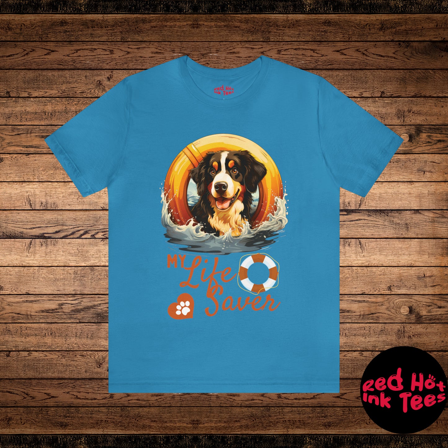 My Life Saver Bernese Mountain Dog Tee