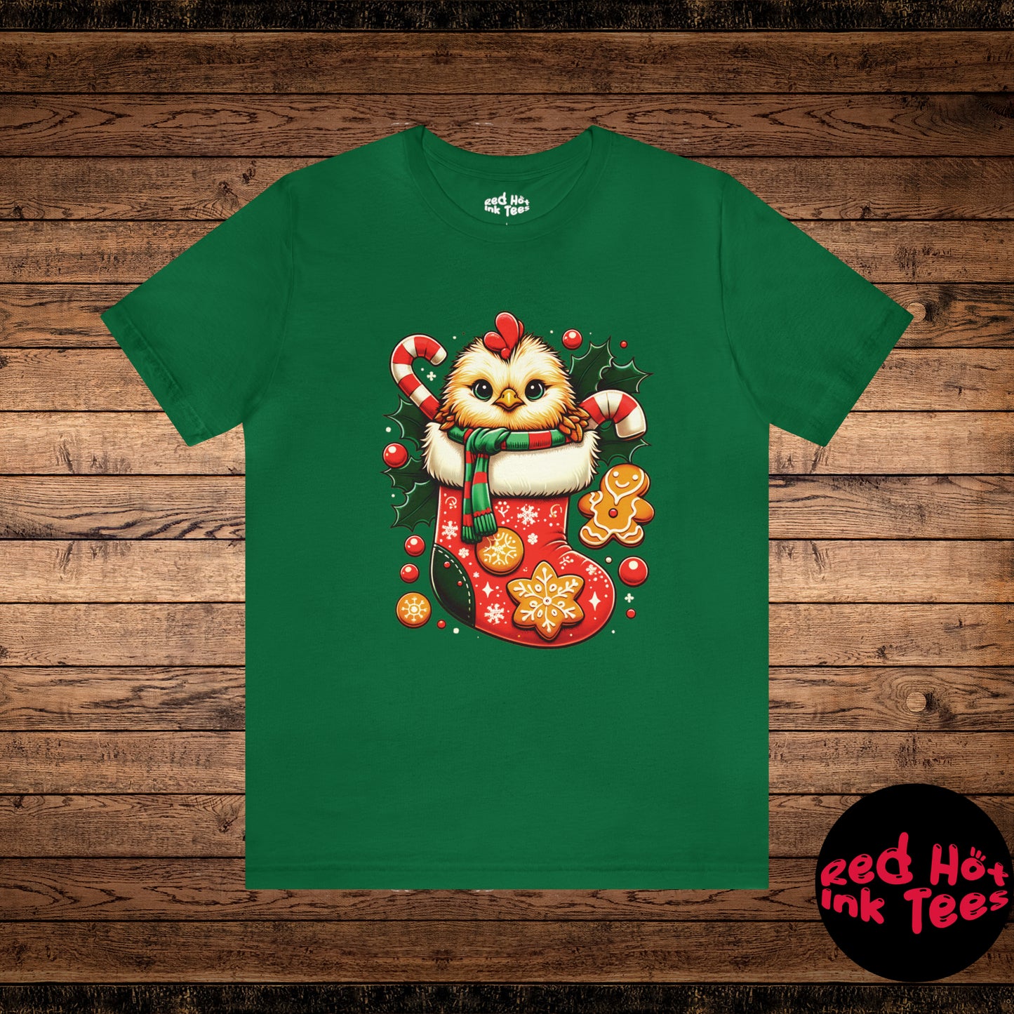 🐥 "Chick Stocking Tee" 🎄