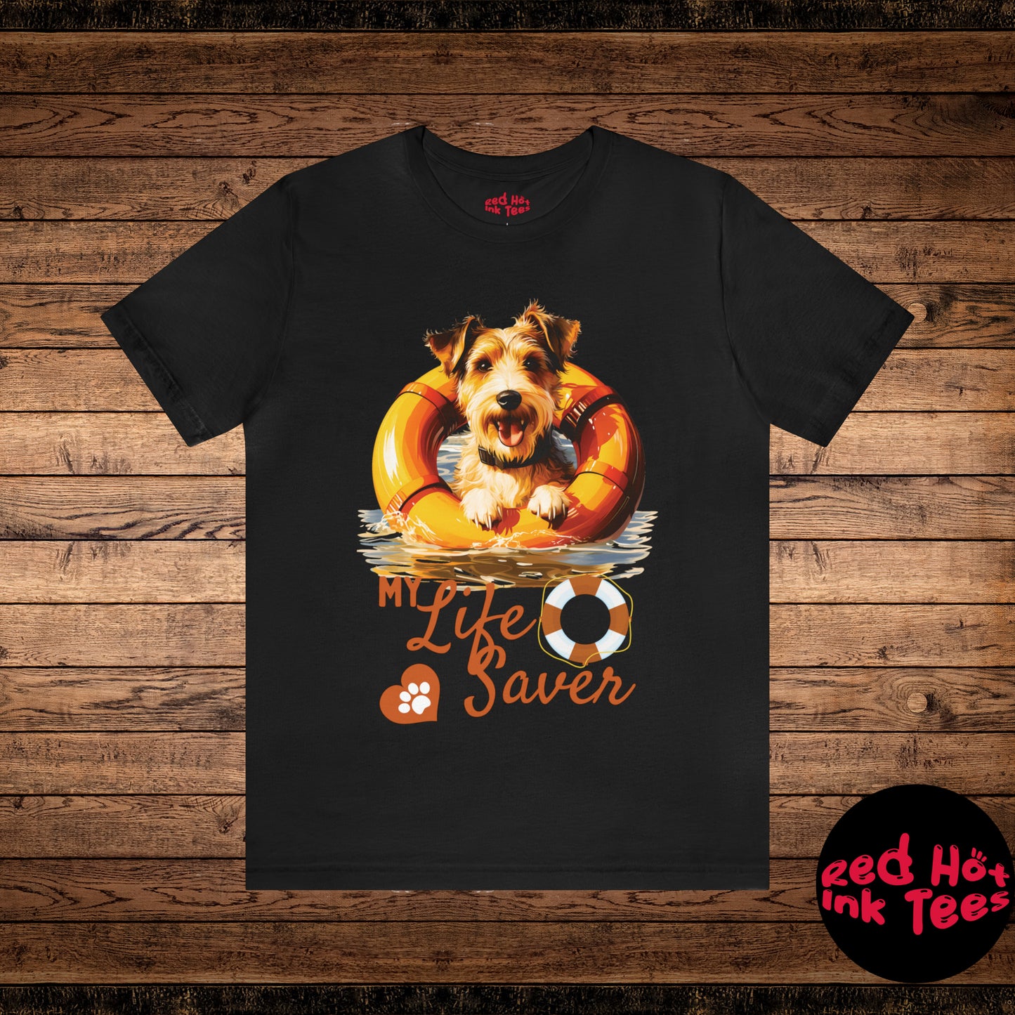 My Life Saver Wire Fox Terrier Dog Tee