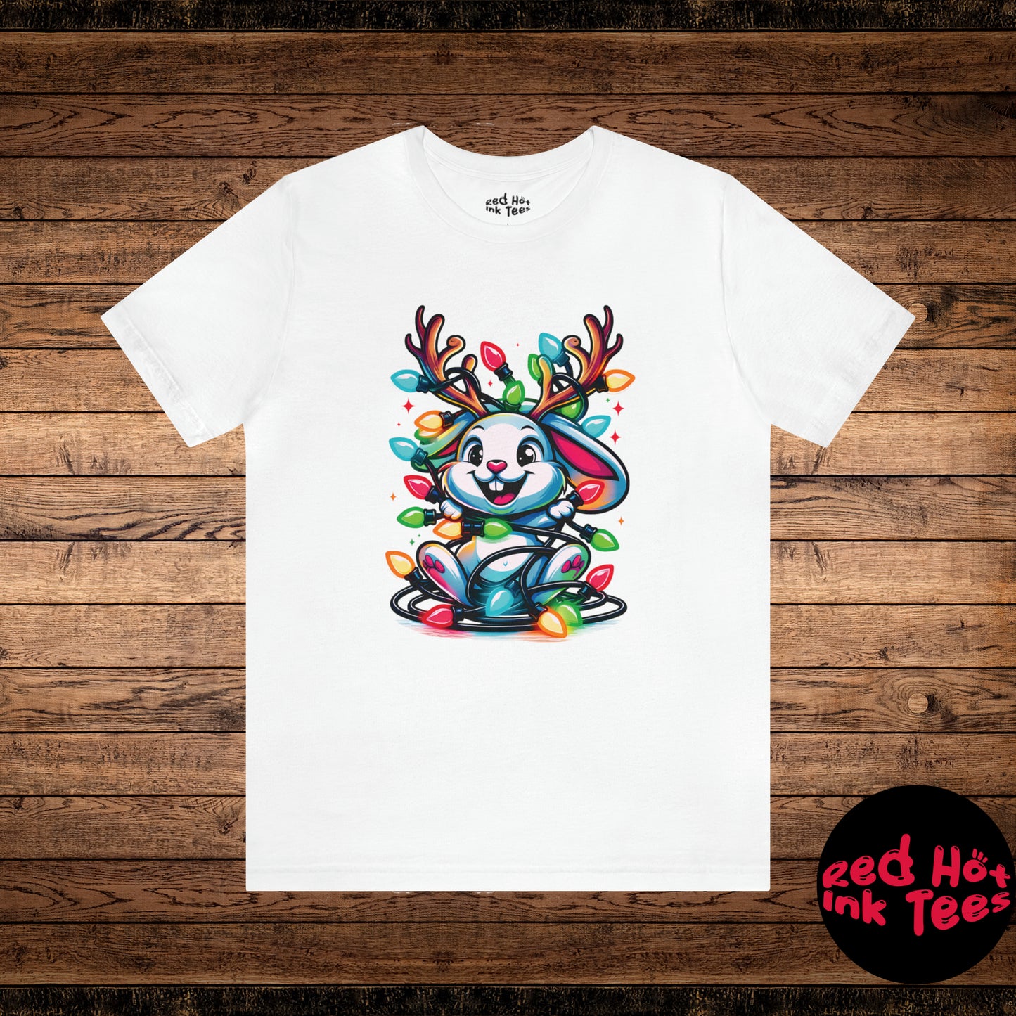 Jackalope Christmas Entanglement Tee