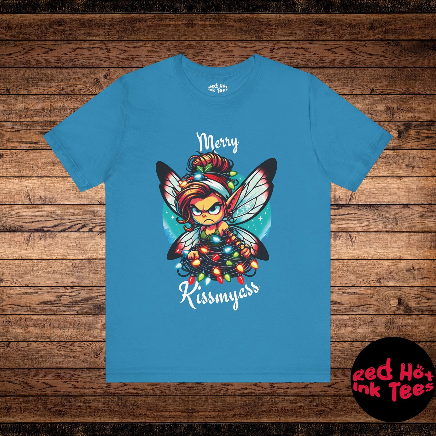 Merry Kissmyass Fairy Tee