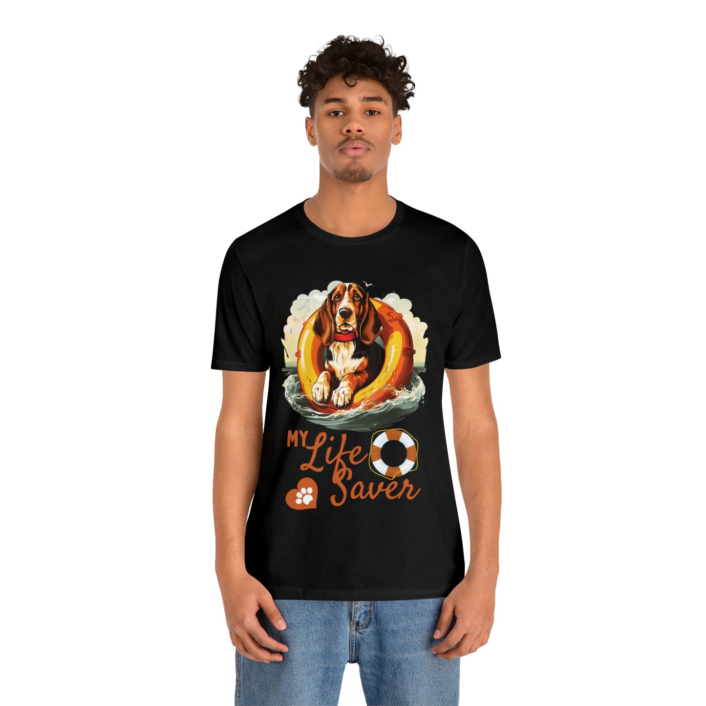 My Life Saver Basset Hound Dog Tee