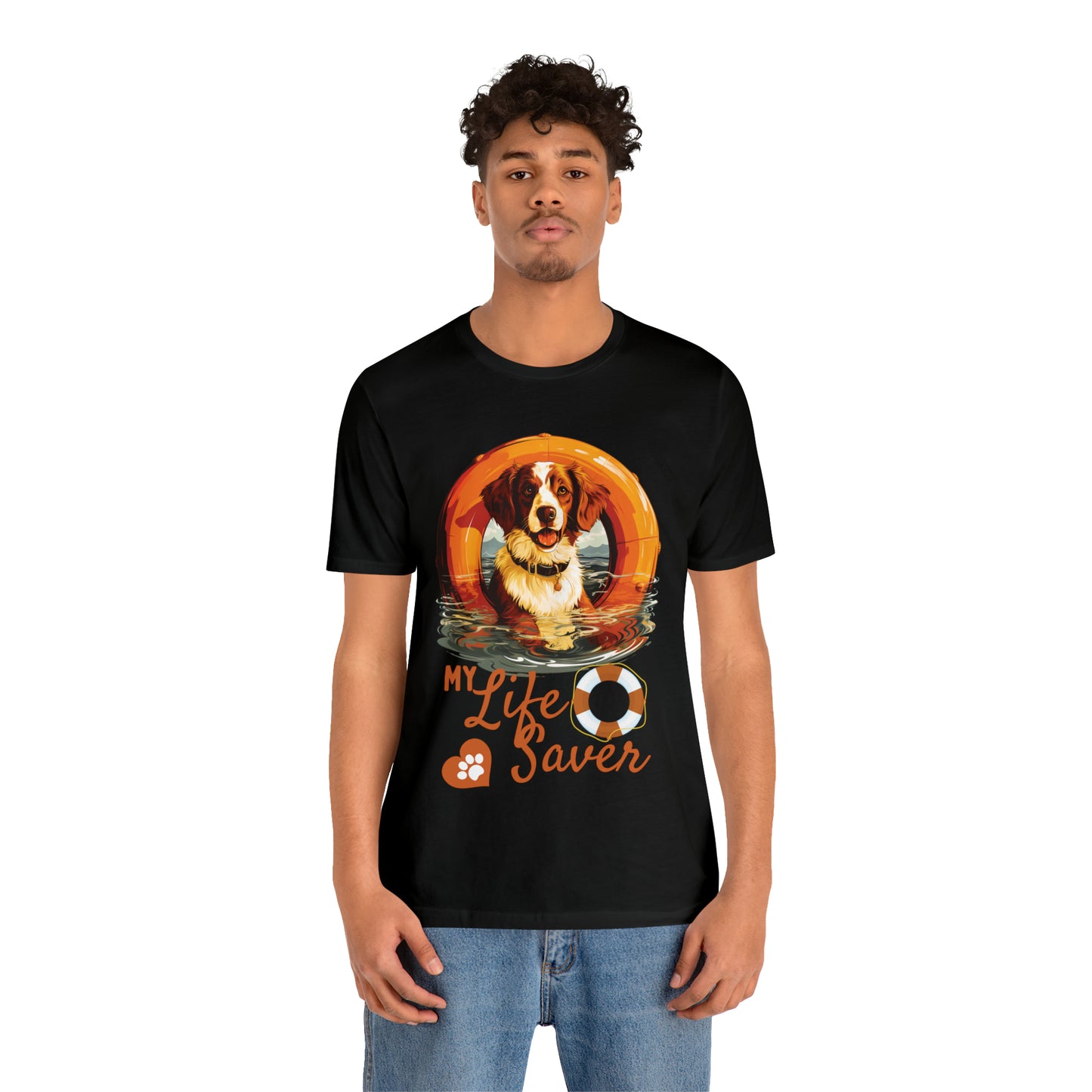 My Life Saver Brittany Dog Tee