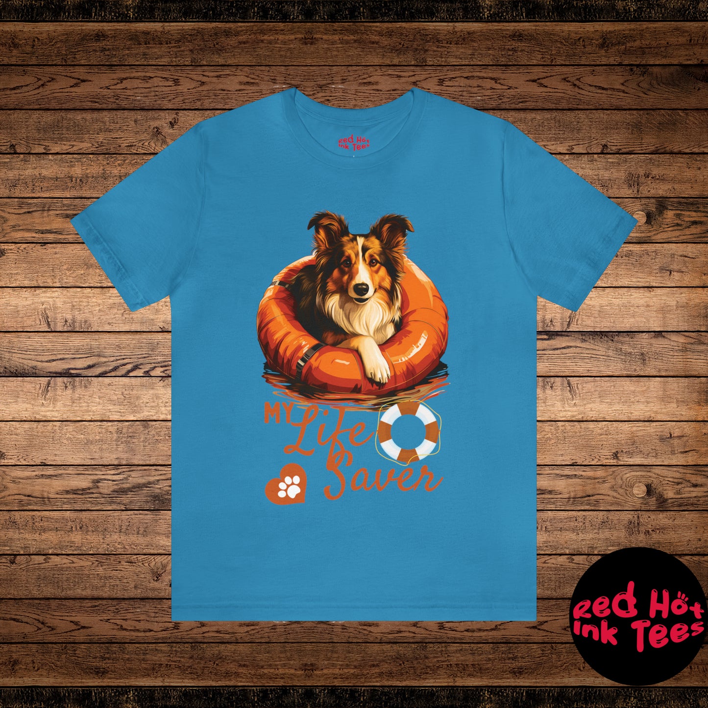 My Life Saver Sheltie Dog Tee