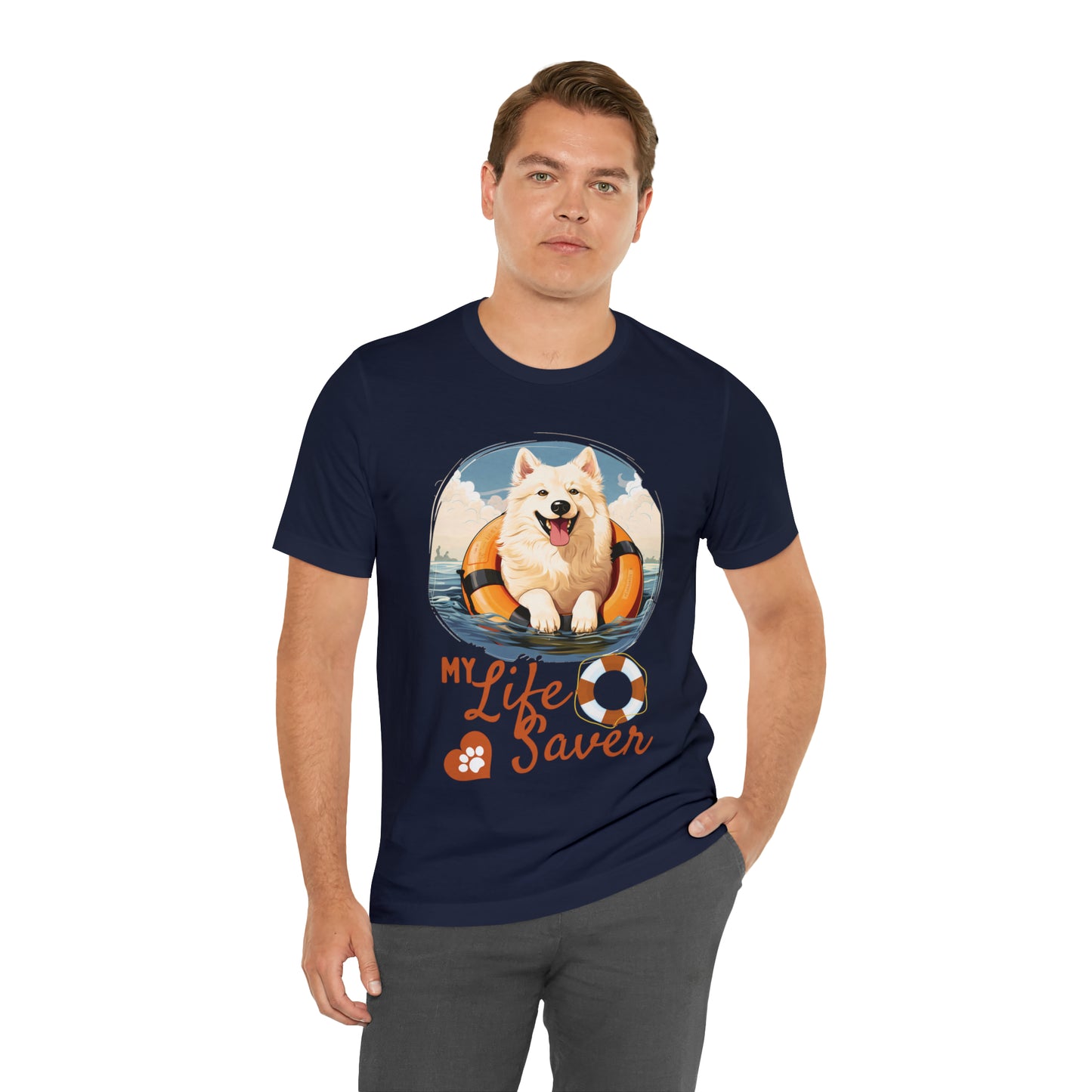 My Life Saver Samoyed Dog Tee