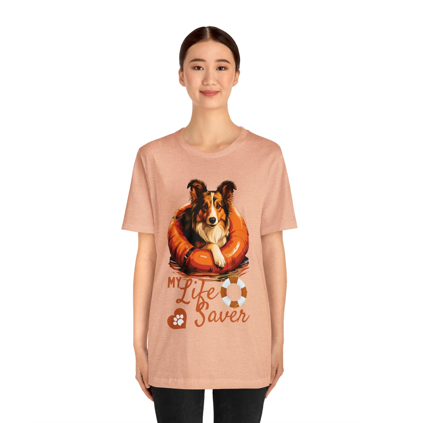 My Life Saver Sheltie Dog Tee