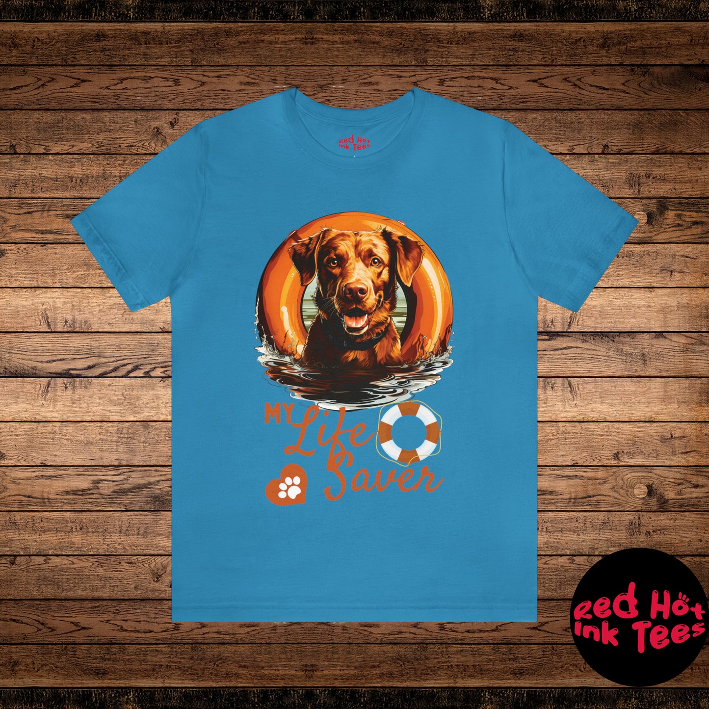 My Life Saver Chesapeake Bay Retriever Dog Tee