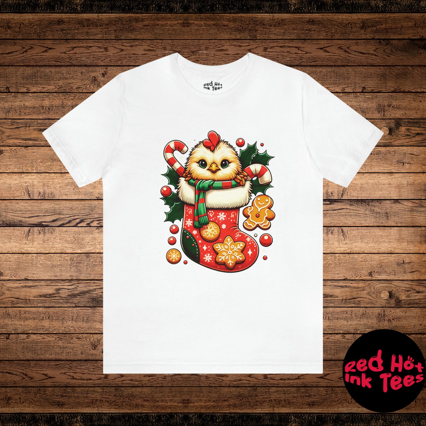 🐥 "Chick Stocking Tee" 🎄