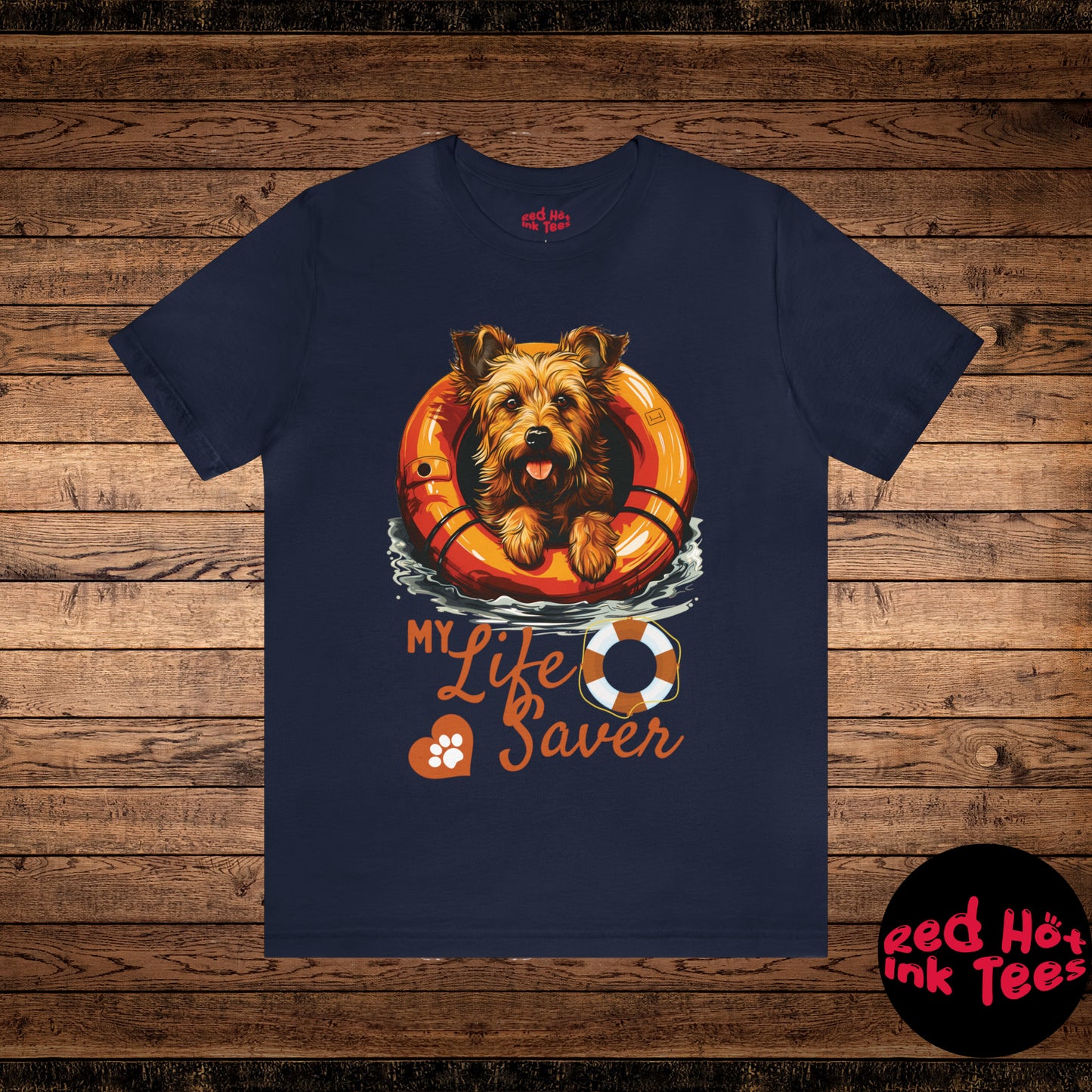 My Life Saver Australian Terrier Dog Tee