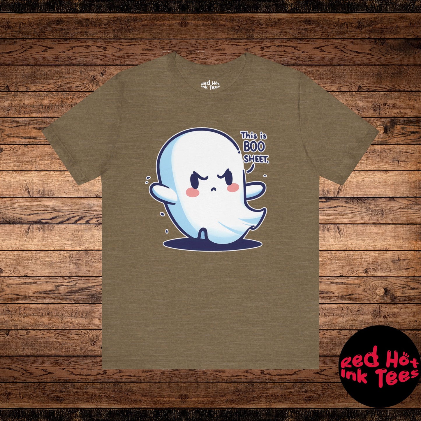 👻 "This Is Boo Sheet" Funny Halloween Ghost T-Shirt 👻