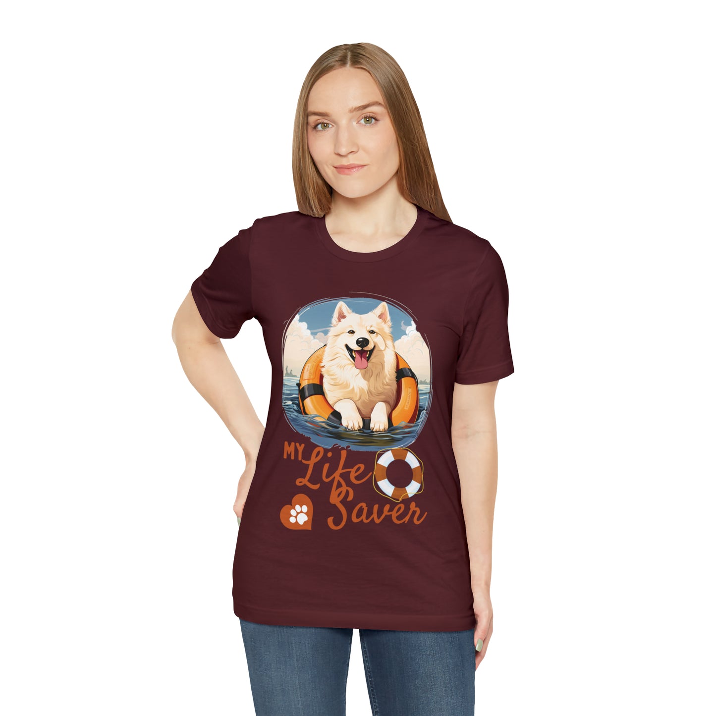 My Life Saver Samoyed Dog Tee