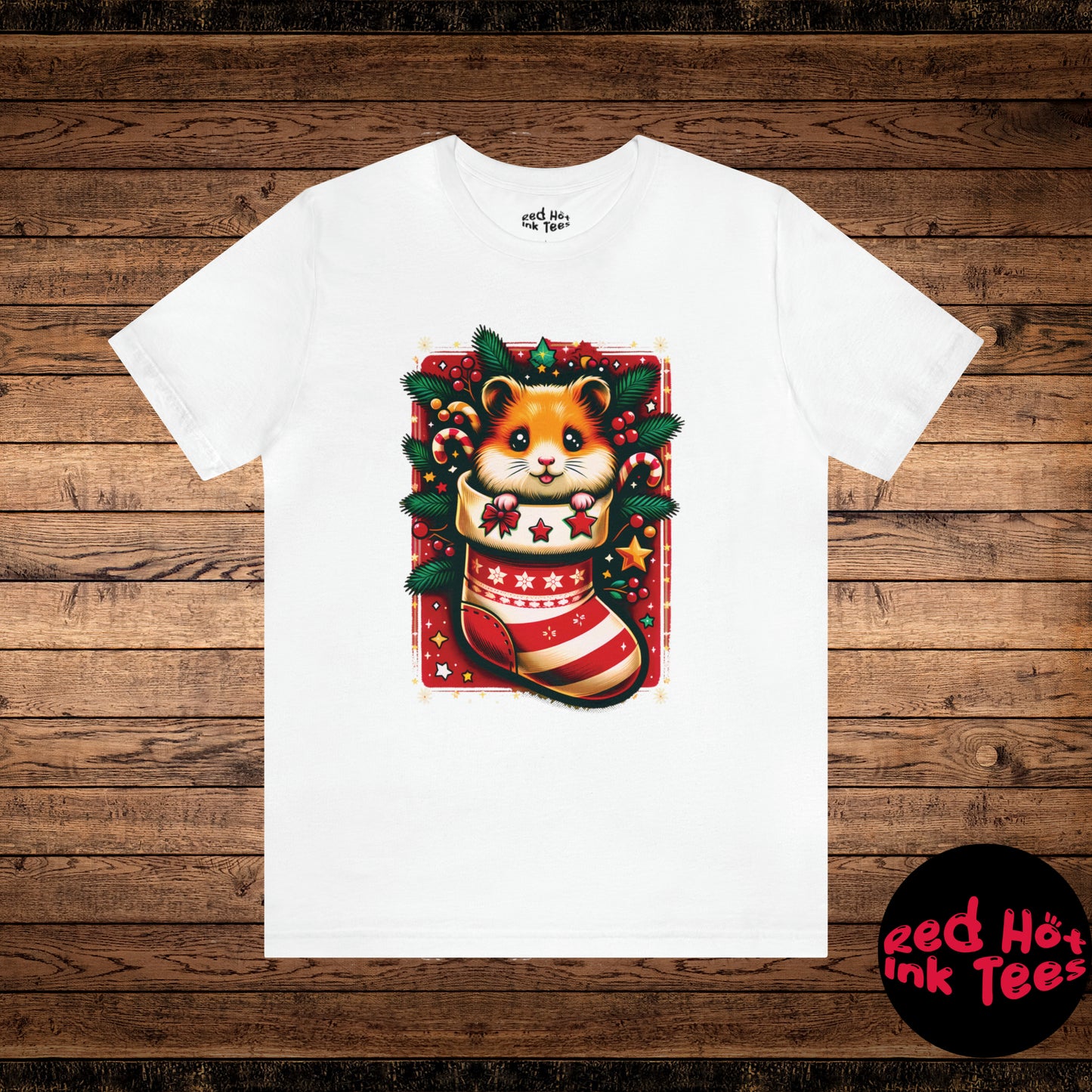 🐹 "Hamster Stocking Tee" 🎄