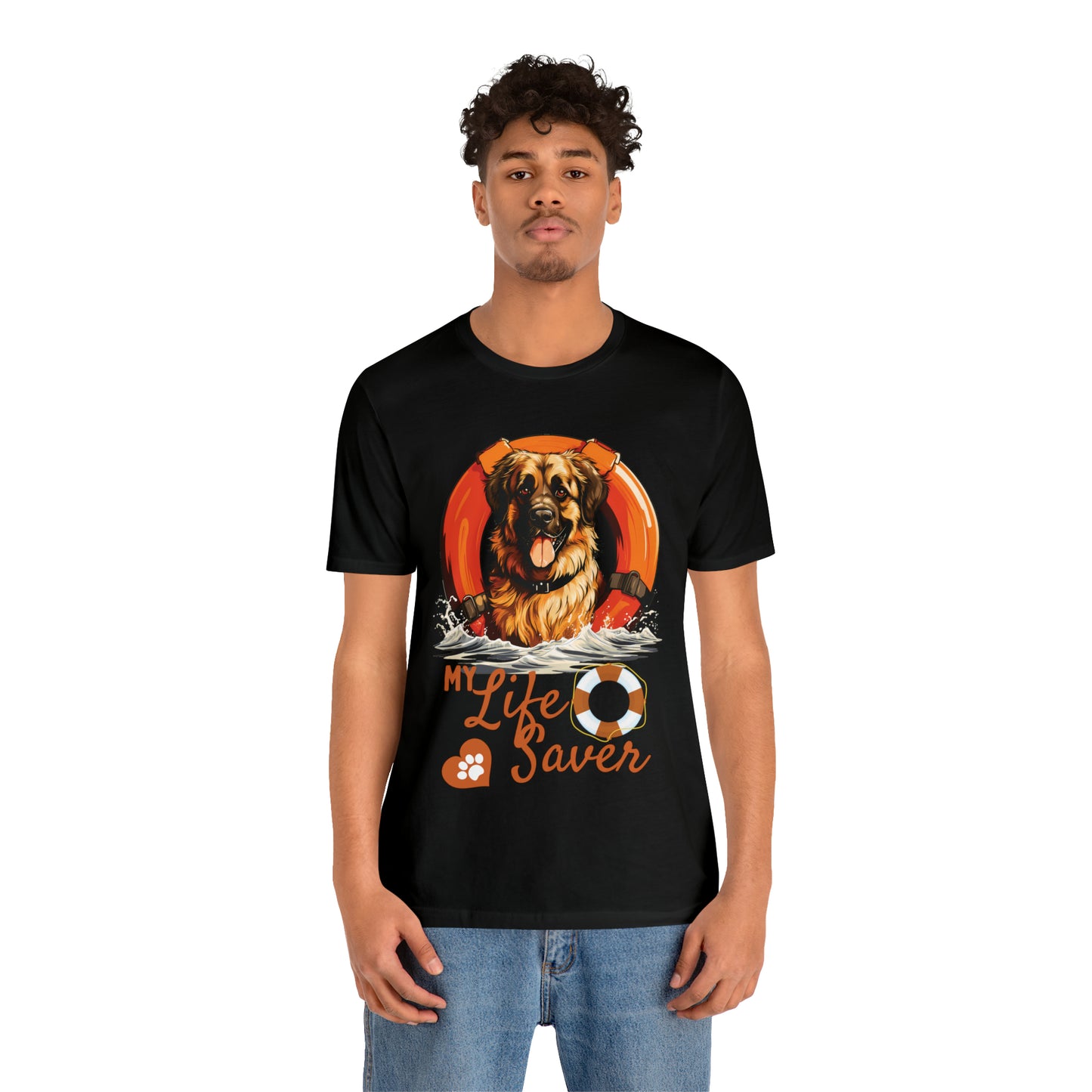 My Life Saver Leonberger Dog Tee