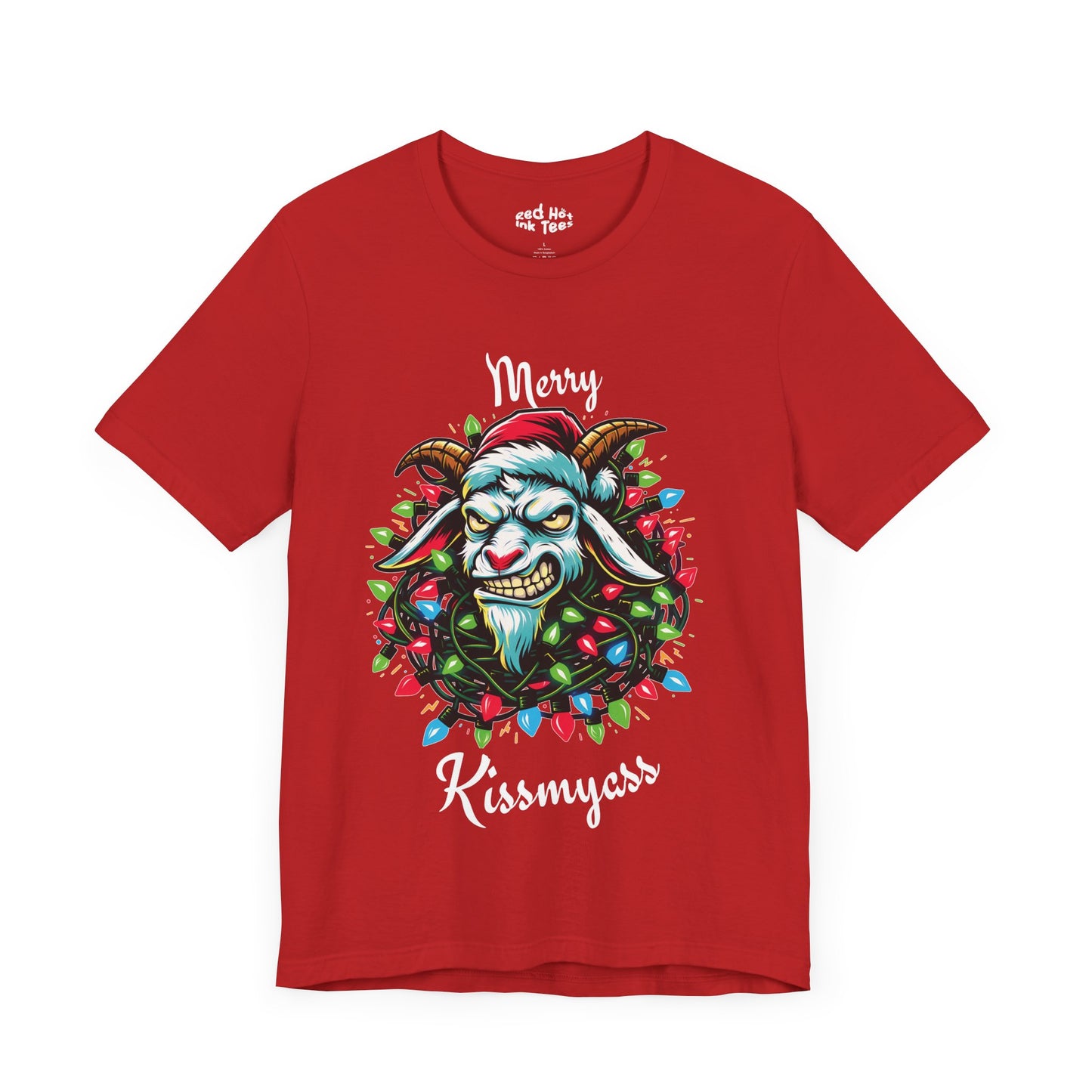 Merry Kissmyass Goat Tee