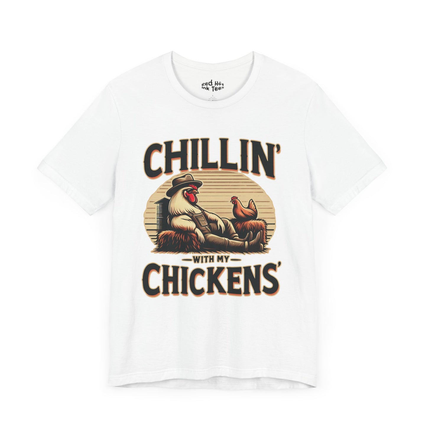 🐔 "Chillin' with My Chickens" Funny Rooster T-Shirt 🐓