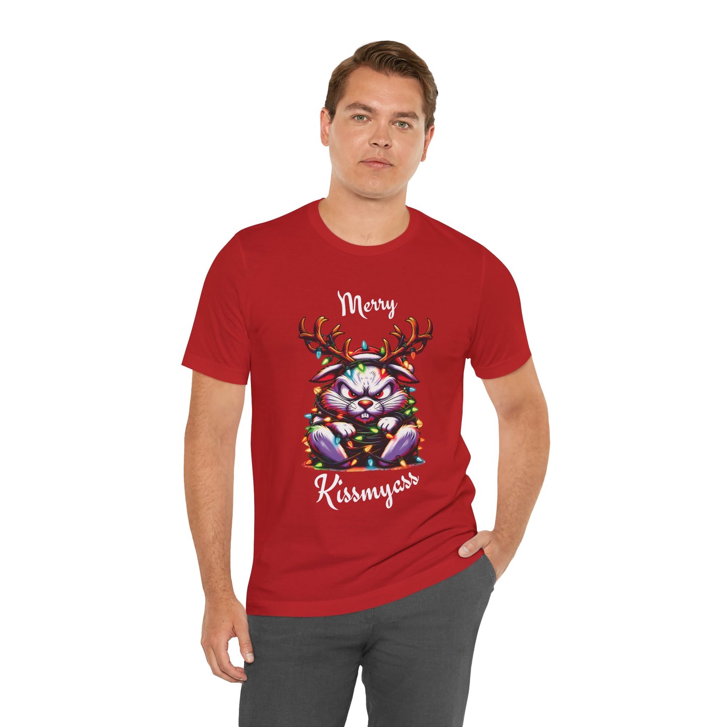 Merry Kissmyass Jackalope Tee