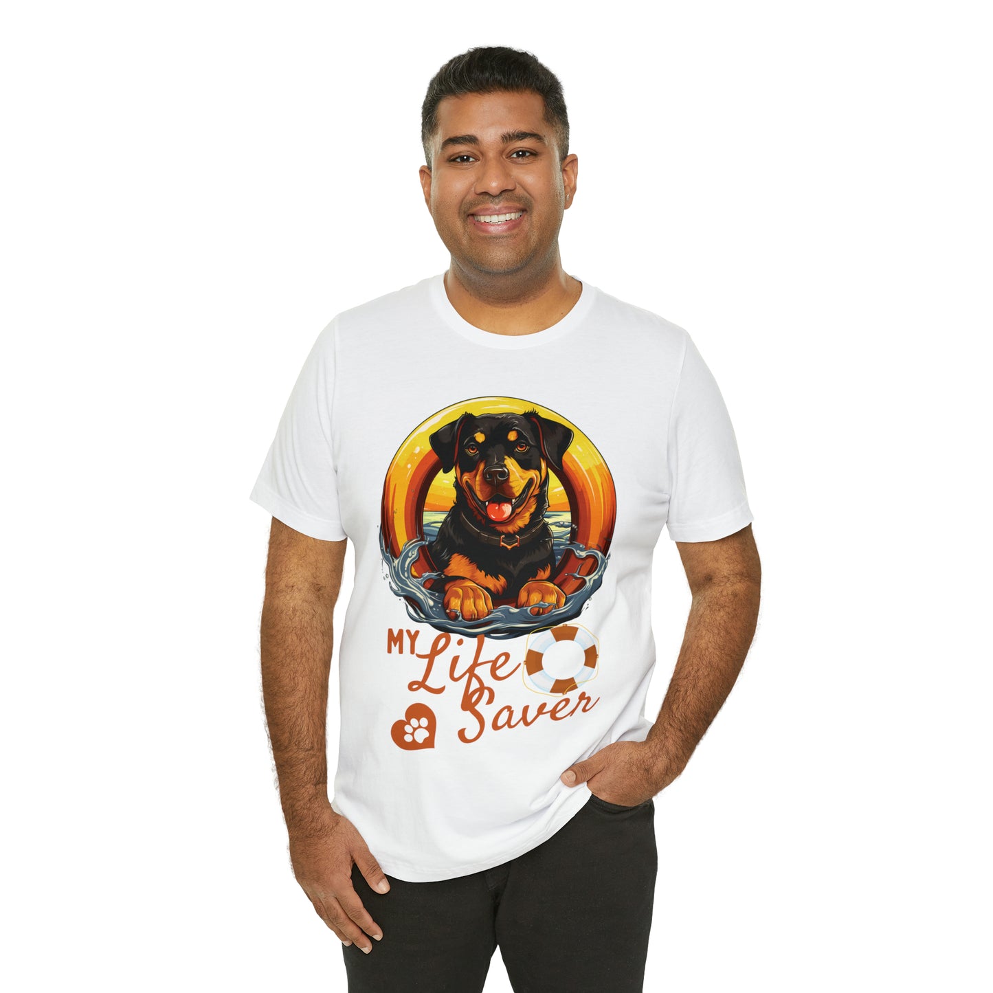 My Life Saver Rottweiler Dog Tee