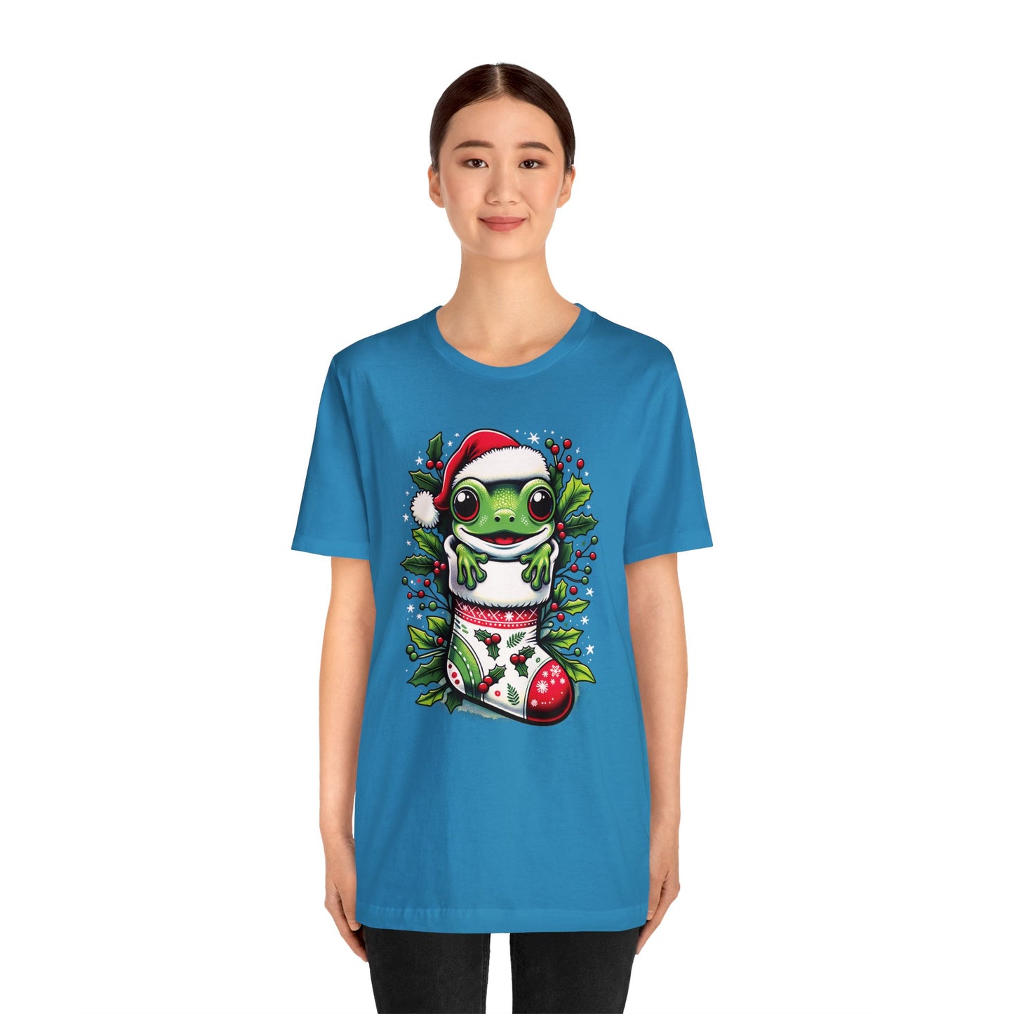 🐸 "Frog Stocking Tee" 🎄