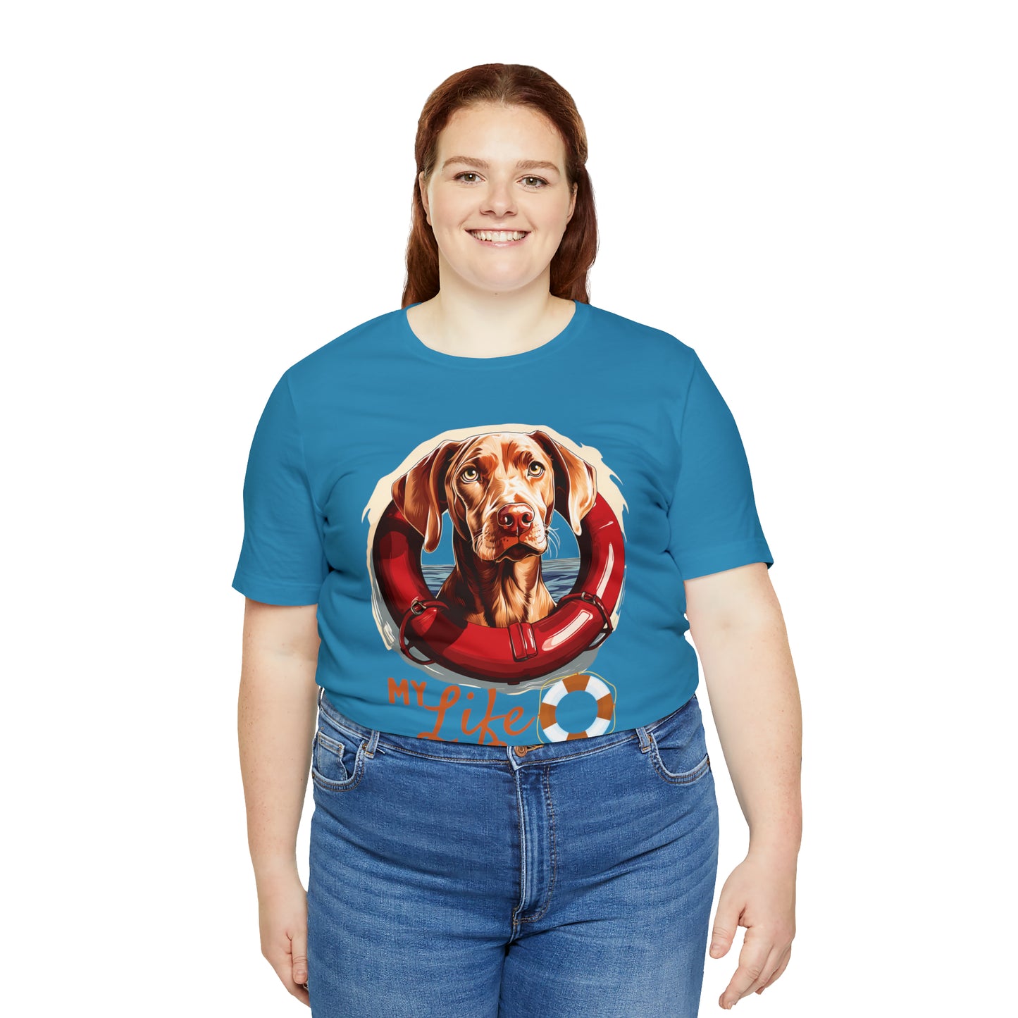 My Life Saver Weimaraner Dog Tee