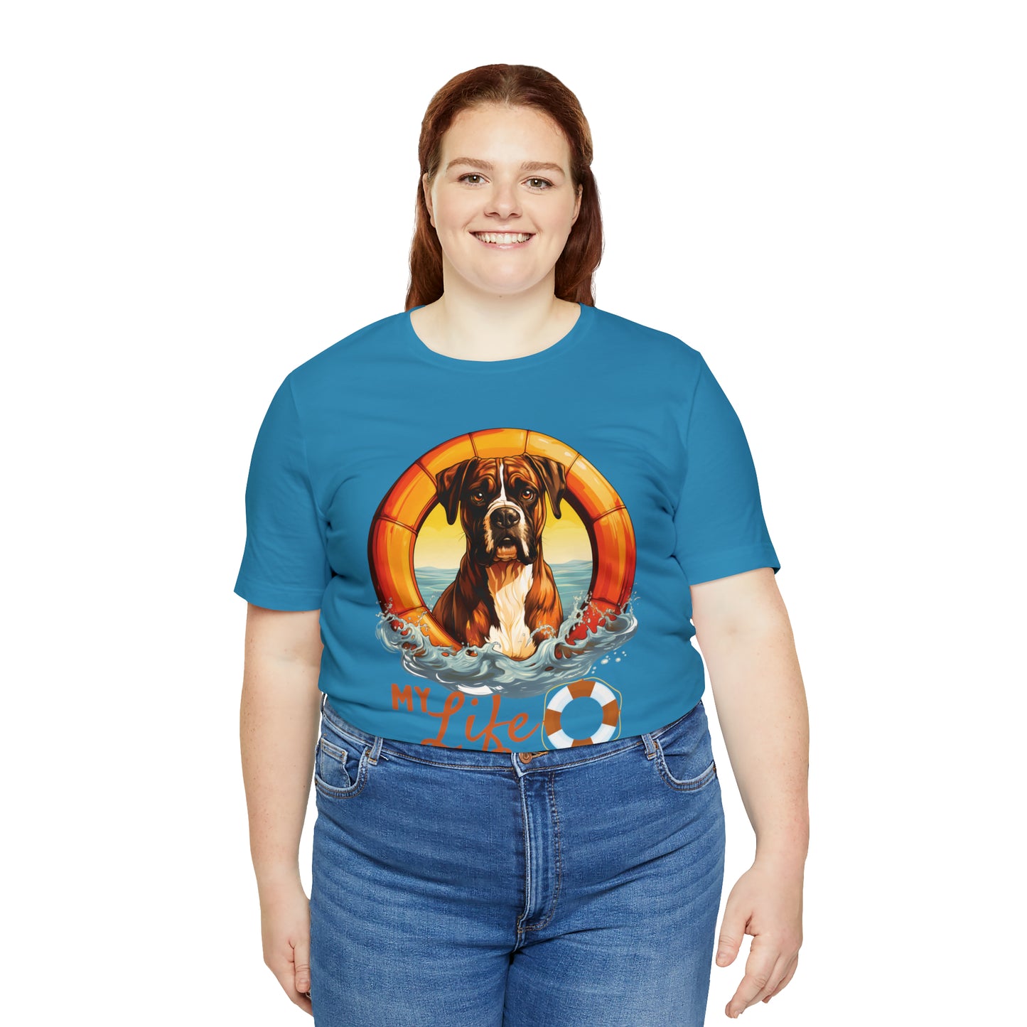 My Life Saver Boxer Dog Tee