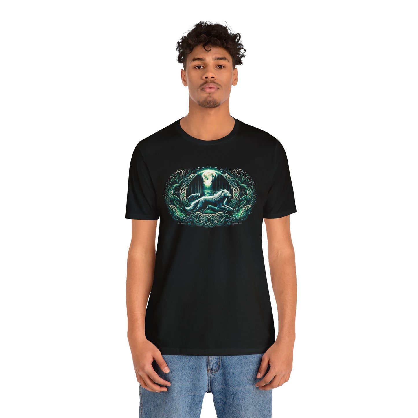 Wolves Run Wild in Celtic Blood Tee