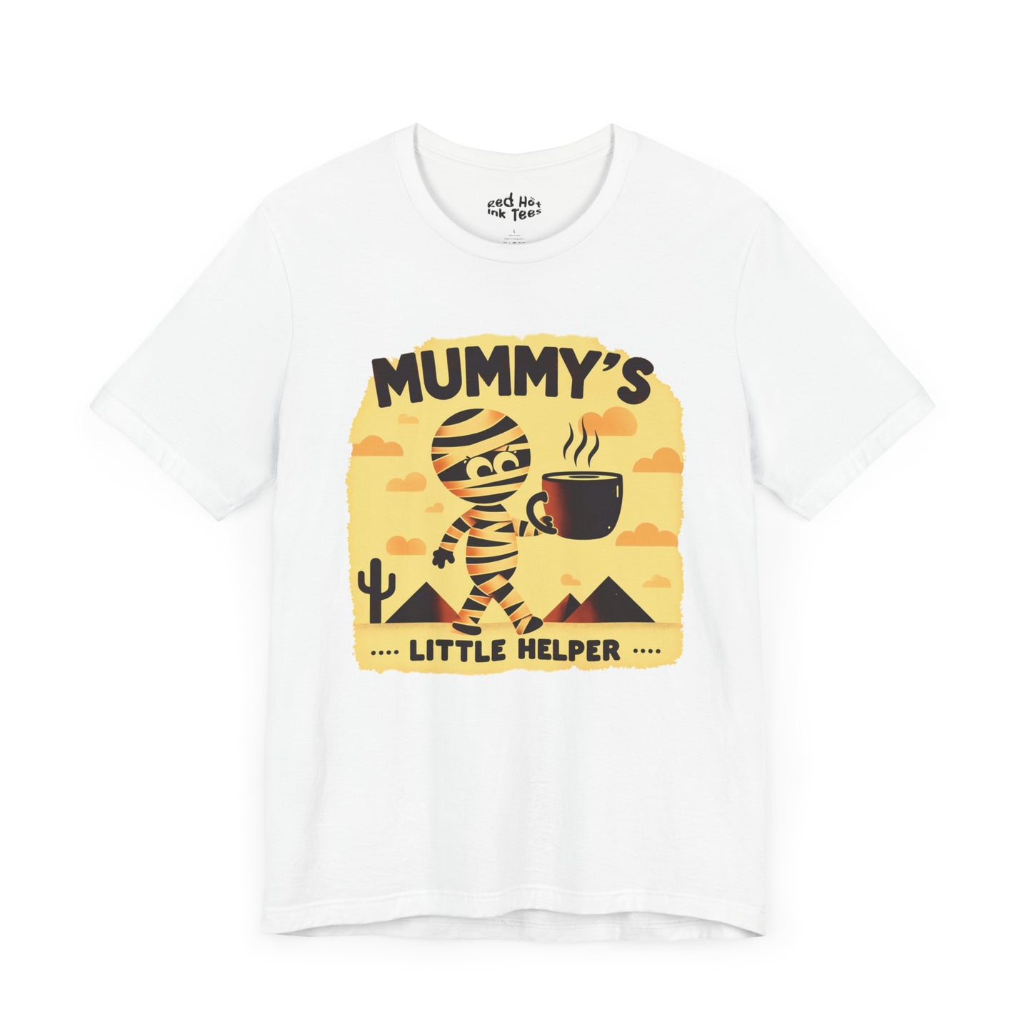 ☕ "Mummy's Little Helper" Cute Halloween Coffee T-Shirt 🧟‍♀️