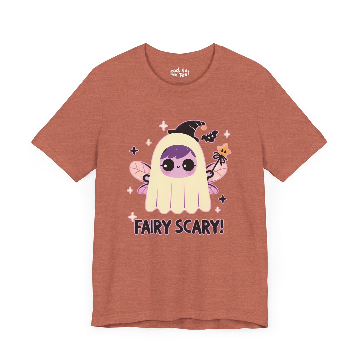 🧚‍♀️👻 "Fairy Scary" Cute Halloween Ghost Fairy T-Shirt 🎃✨