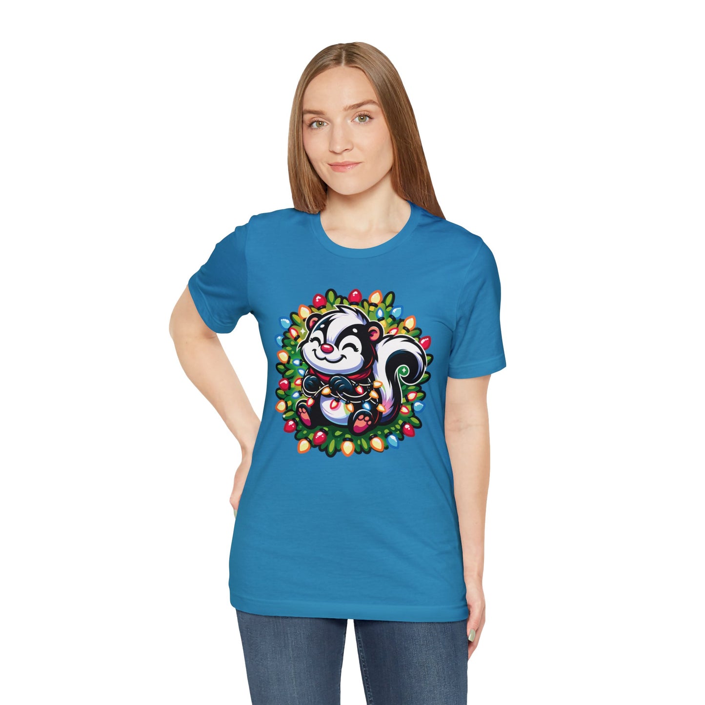 Skunk Christmas Entanglement Tee