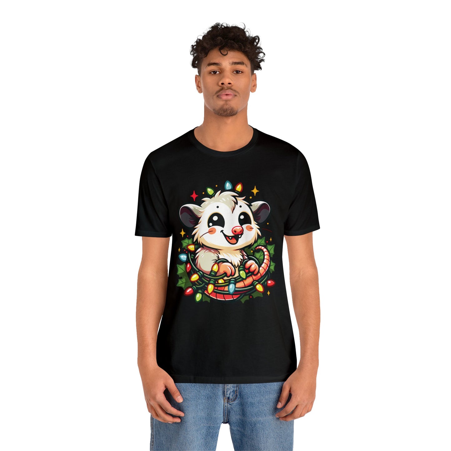 Opossum Christmas Entanglement Tee