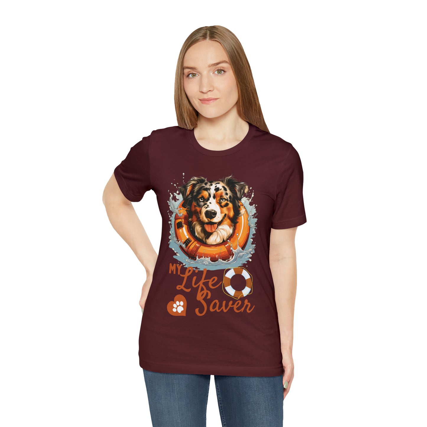 My Life Saver Australian Shepherd Dog Tee