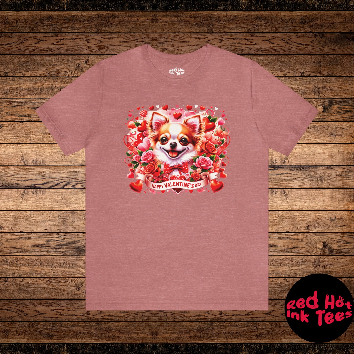 🐶💕 Happy Valentine's Day Chihuahua Tee