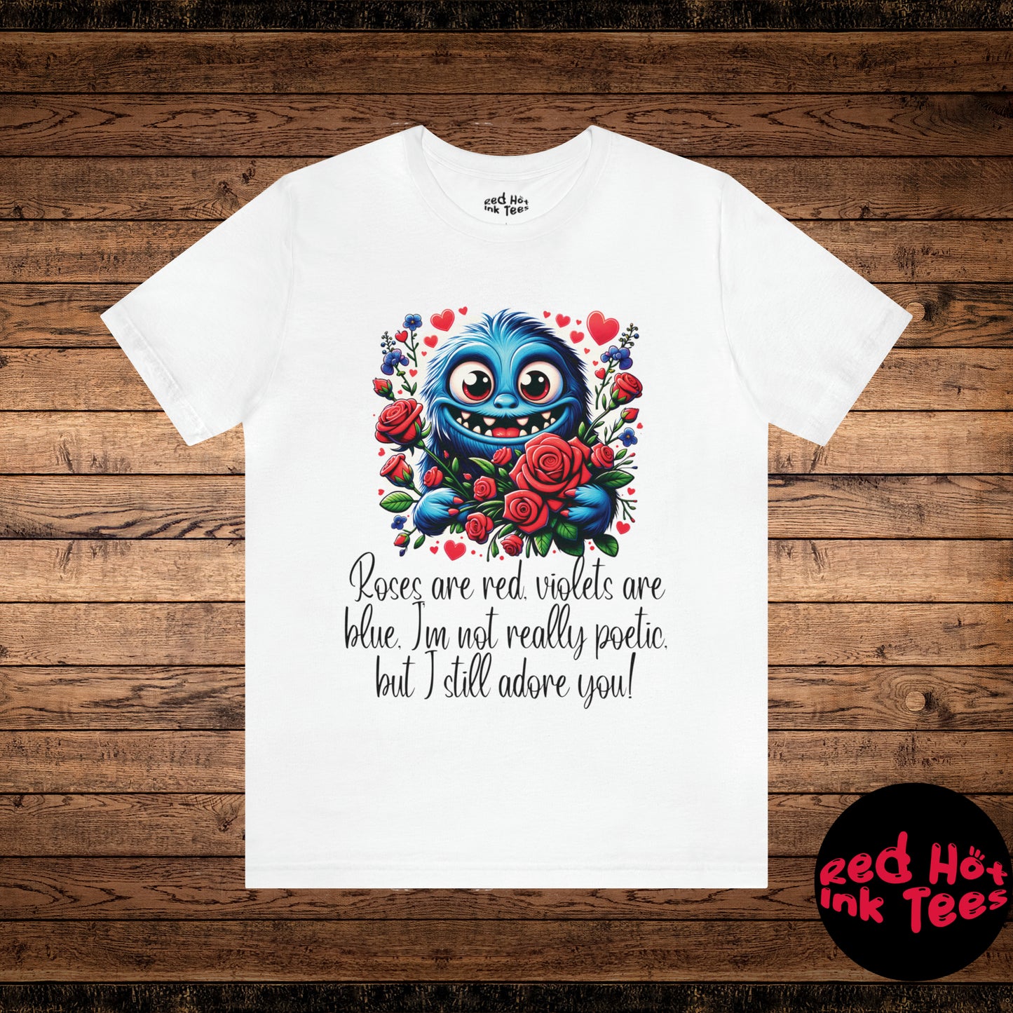 🌹💜 "Roses Are Red, Violets Are Blue" Tee 🌼👾