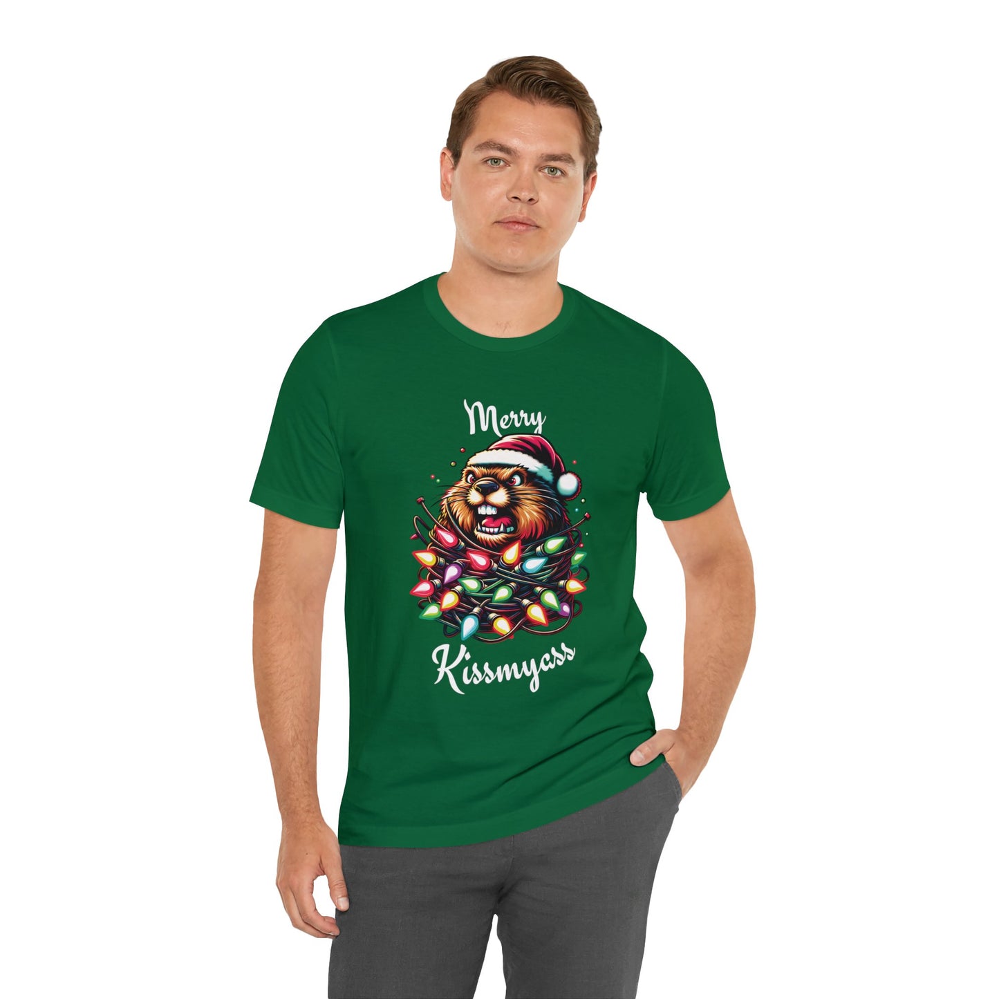 Merry Kissmyass Groundhog Tee