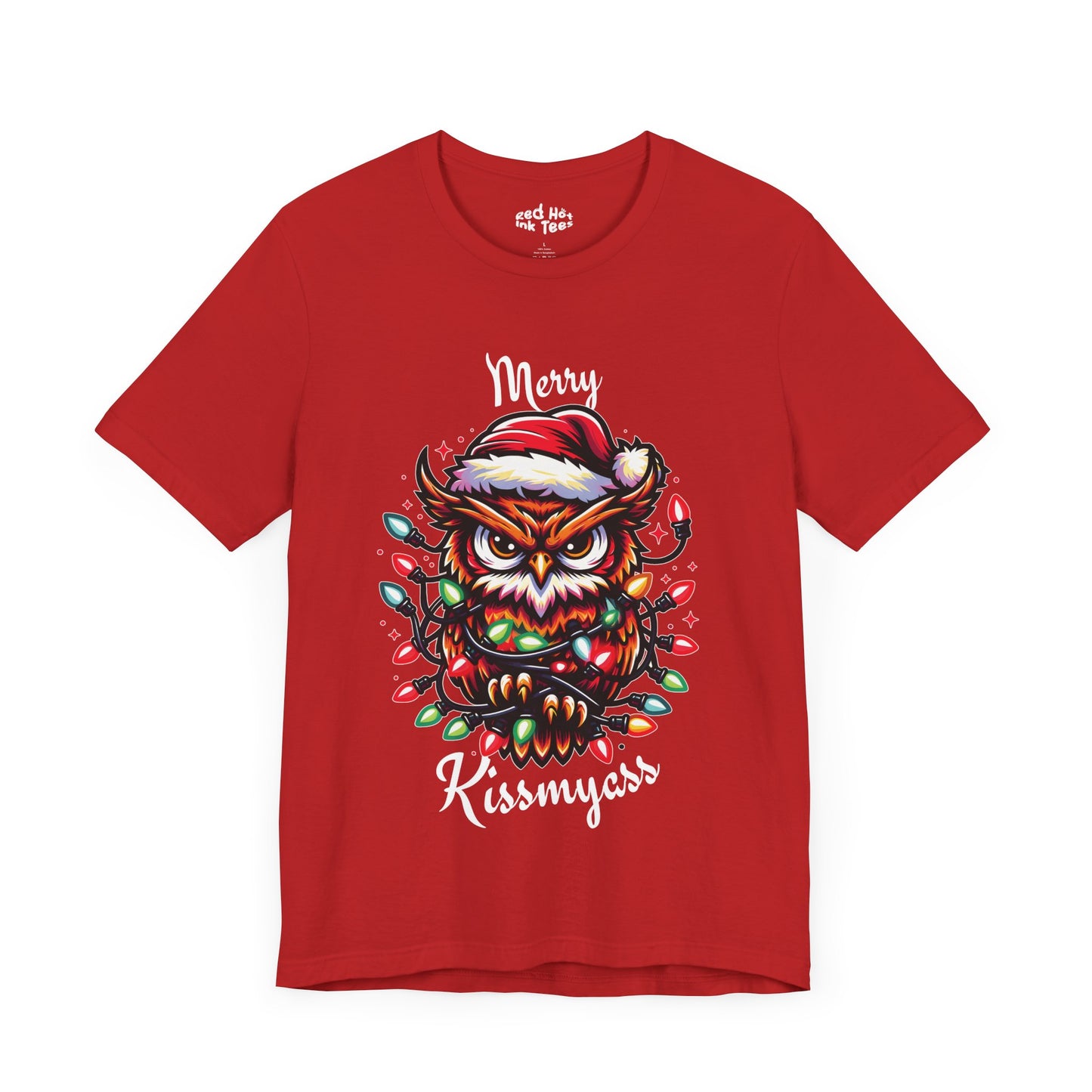 Merry Kissmyass Owl Tee