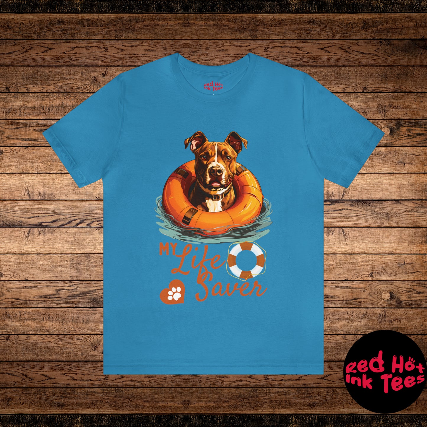 My Life Saver Pit Bull Dog Tee